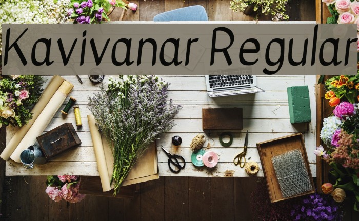 Kavivanar Regular फ़ॉन्ट examples