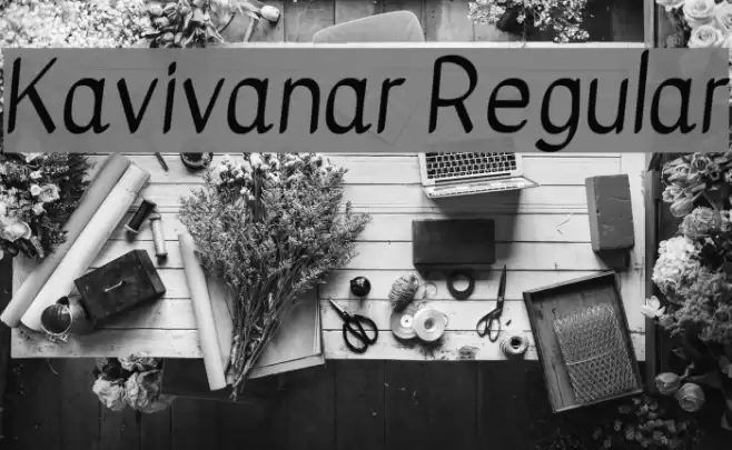 Kavivanar Regular Font examples