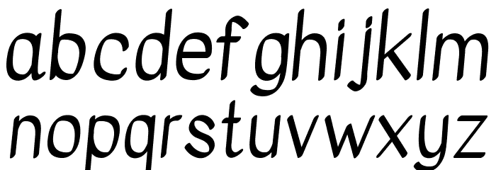 Kavivanar Font LOWERCASE