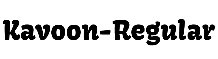 Kavoon-Regular Font