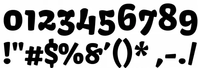 Kavoon-Regular Font OTHER CHARS