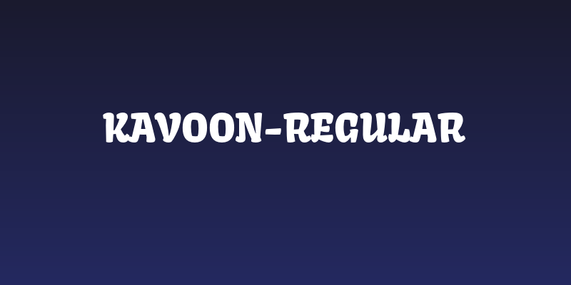 Kavoon-Regular Social Header