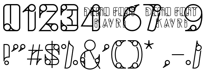 Kavri Font OTHER CHARS