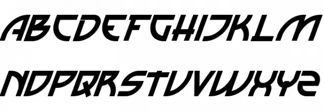 Kawaguchi Demo Bold Italic फ़ॉन्ट लोअरकेस