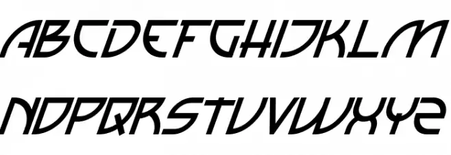 Kawaguchi Demo Italic Schriftart Groß