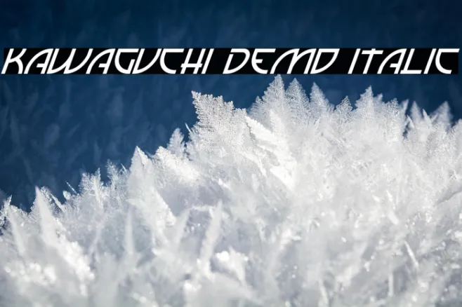 Kawaguchi Demo Italic Example 2
