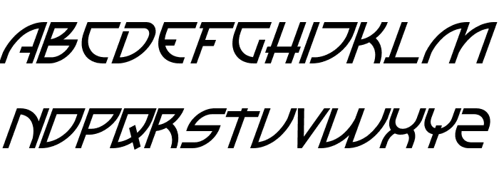 Kawaguchi Demo Italic Font LOWERCASE