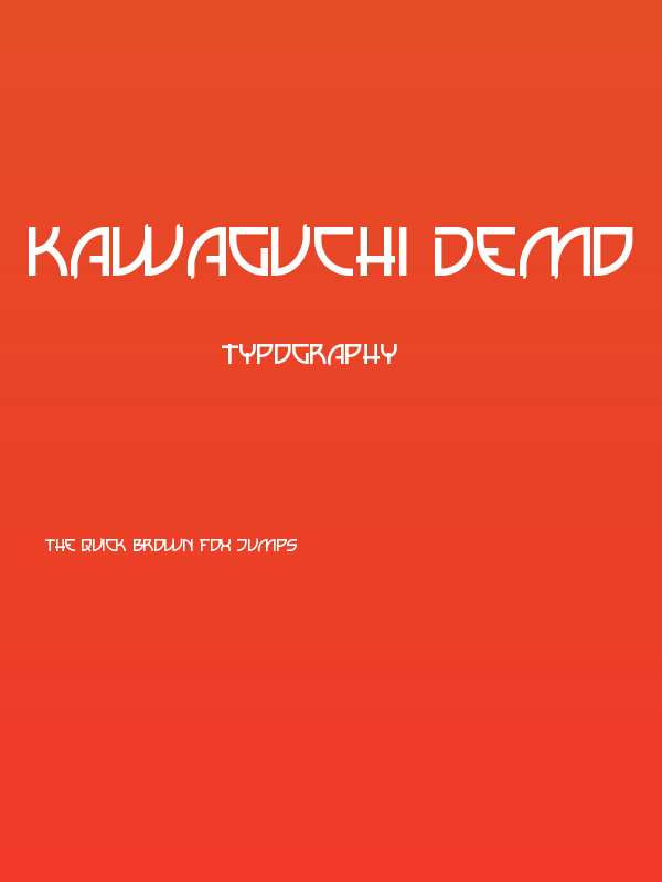 Kawaguchi Demo Poster