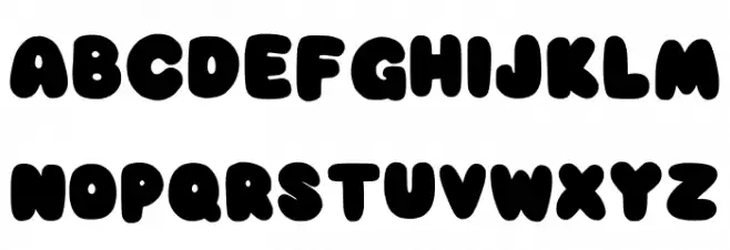 Kawaii Bubble Regular Font OTHER CHARS