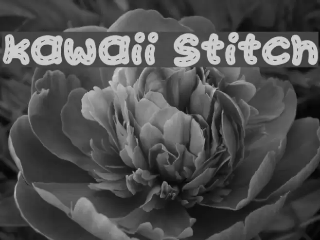 Kawaii Stitch Font examples