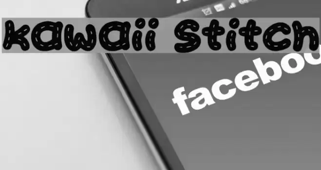 Kawaii Stitch Font examples