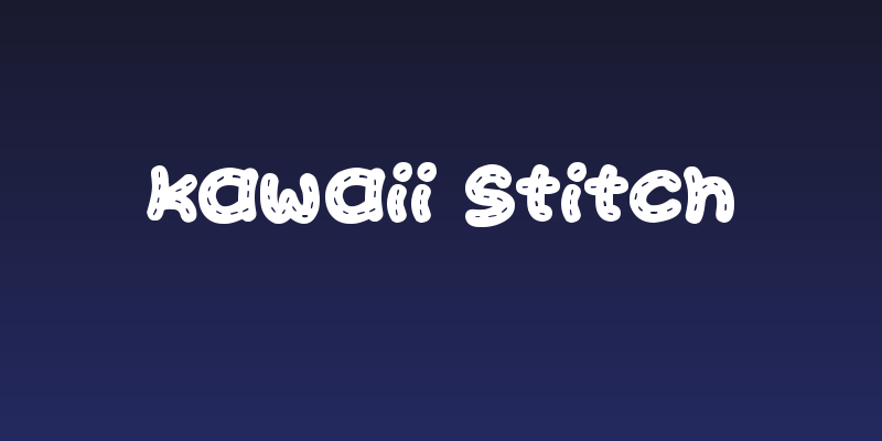 Kawaii Stitch Social Header