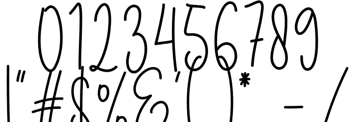 Kawaii Font OTHER CHARS