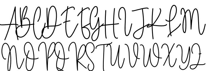 Kawaii Font UPPERCASE