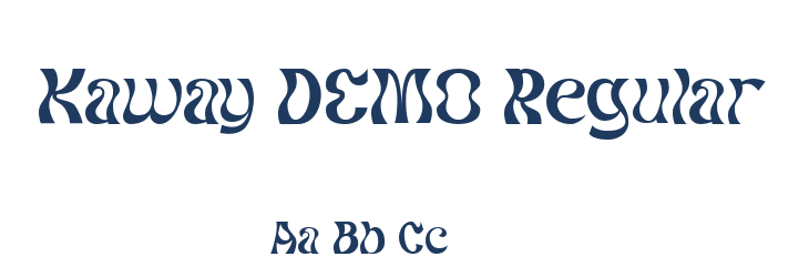 Kaway DEMO Regular Font Preview