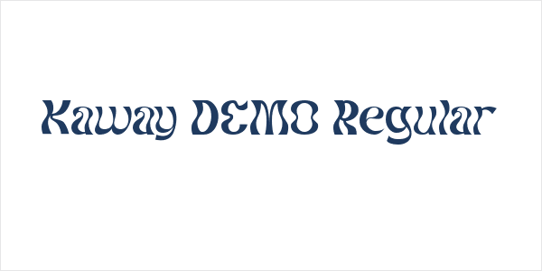Kaway DEMO Regular Logo