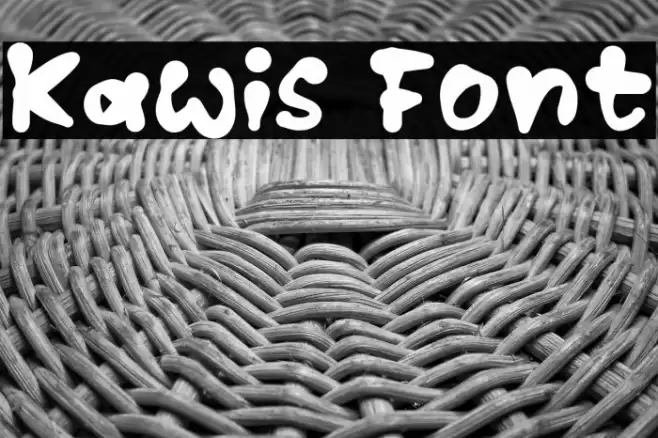 Kawis Schriftart examples
