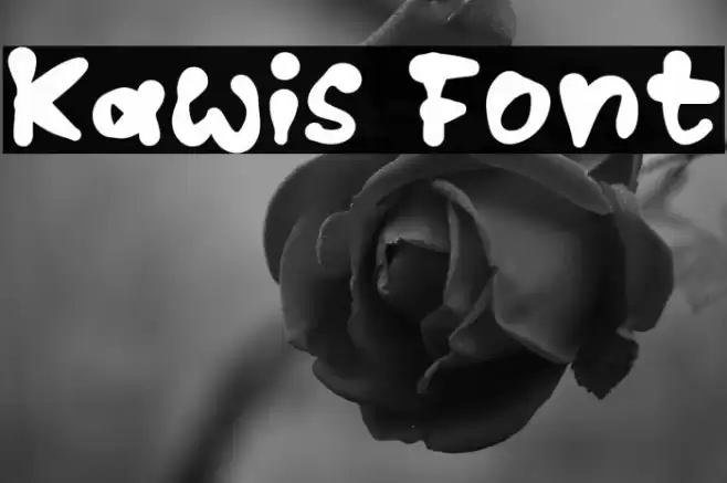 Kawis Schriftart examples