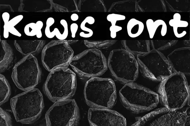 Kawis Schriftart examples