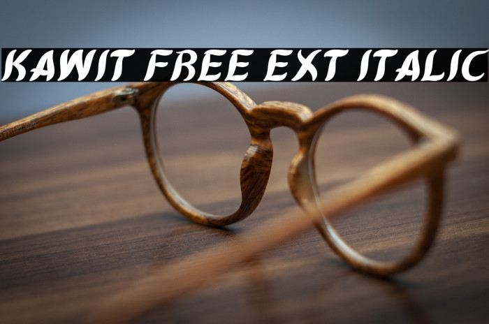 Kawit Free Ext Italic Example 2