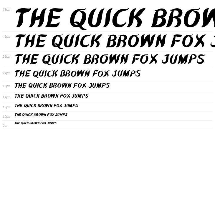 Kawit Free Ext Italic Waterfall