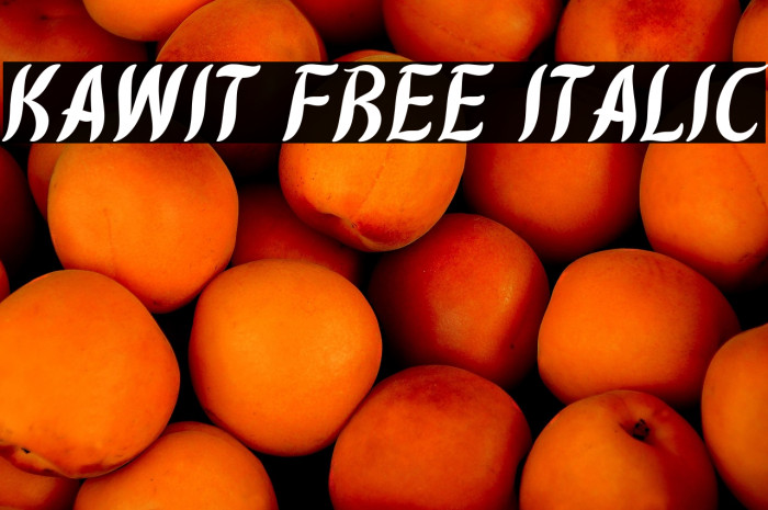 Kawit Free Italic Example 1