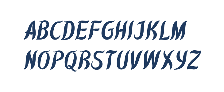 Kawit Free Italic Lowercase