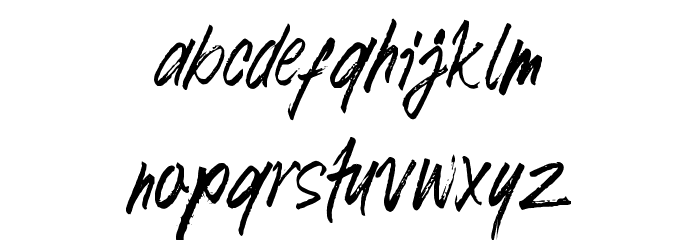 Kawula Muda Font LOWERCASE