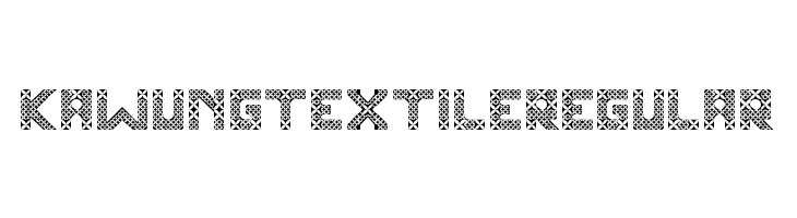 Kawung Textile Regular  Frei Schriftart Herunterladen