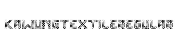 Kawung Textile Regular フォント