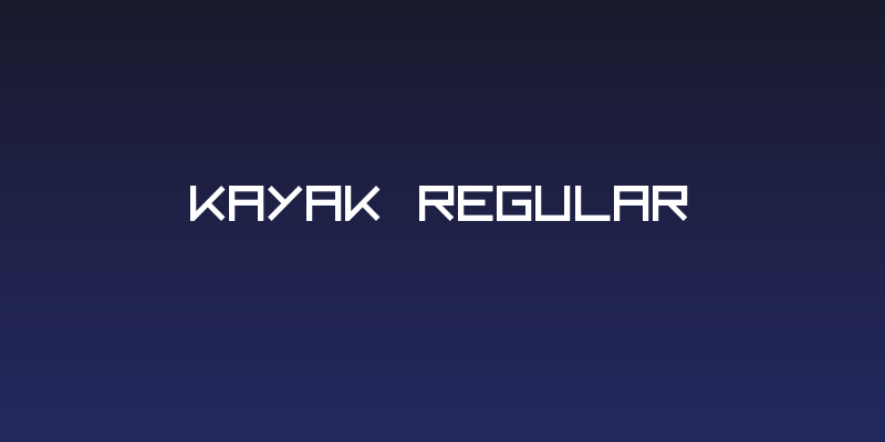 Kayak Regular Social Header