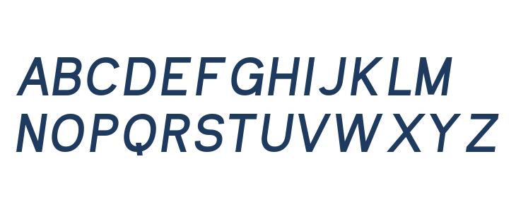 Kayak Sans Bold Italic Uppercase