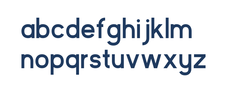 Kayak Sans Bold Lowercase