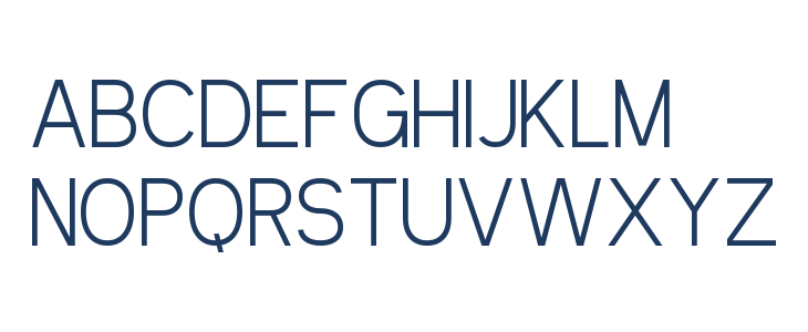 Kayak Sans Light Uppercase