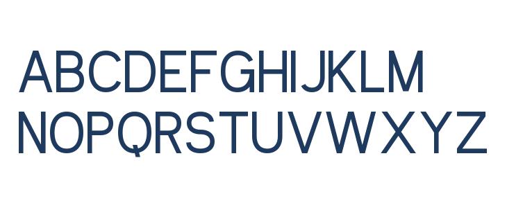 Kayak Sans Uppercase