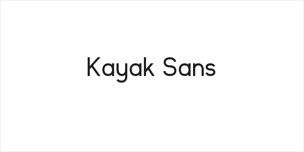 Kayak Sans Logo