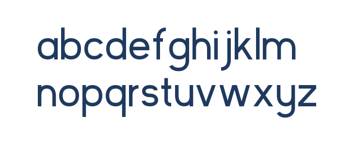 Kayak Sans Lowercase