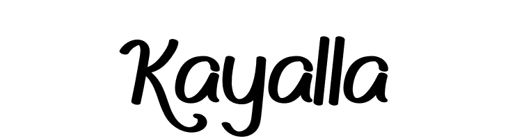 Kayalla  Frei Schriftart Herunterladen
