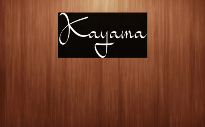 Kayama Example 3