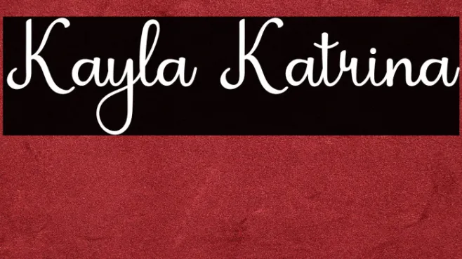 Kayla Katrina Example 1