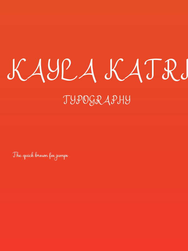 Kayla Katrina Poster