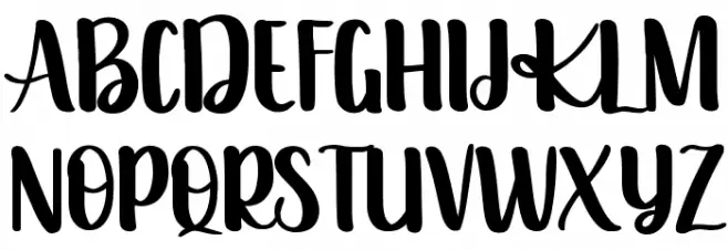 Kayla Story Font Litere mari