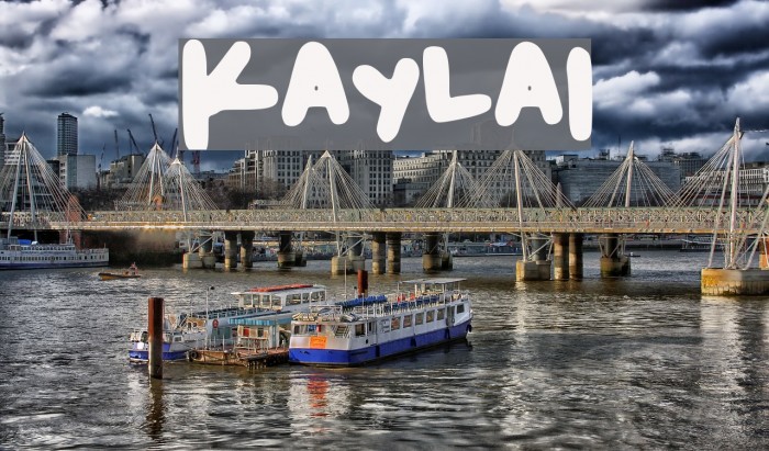 Kayla1 Font examples