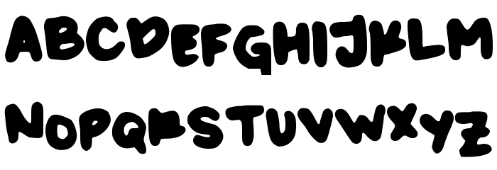 Kayla1 Font LOWERCASE