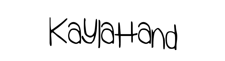 KaylaHand  免费字体下载