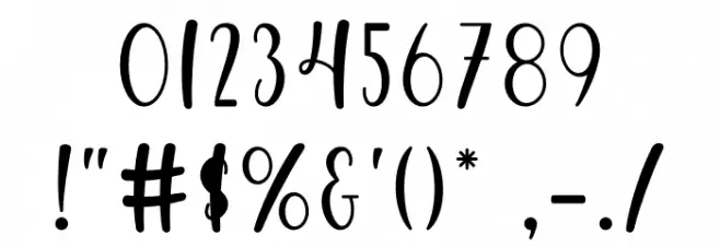 Kayladelifa Font OTHER CHARS