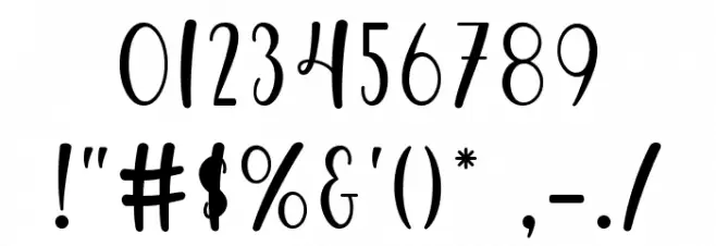 Kayladelifa Font OTHER CHARS