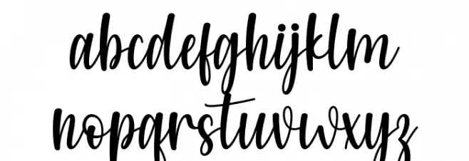 Kayladelifa Font Litere mici