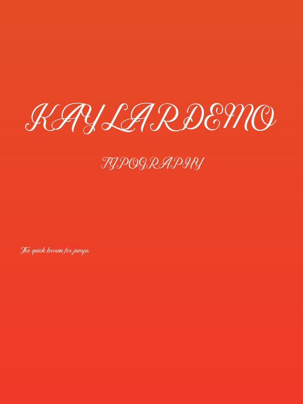 KaylarDEMO Poster
