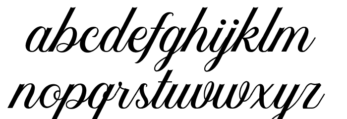 KaylarDEMO Font LOWERCASE